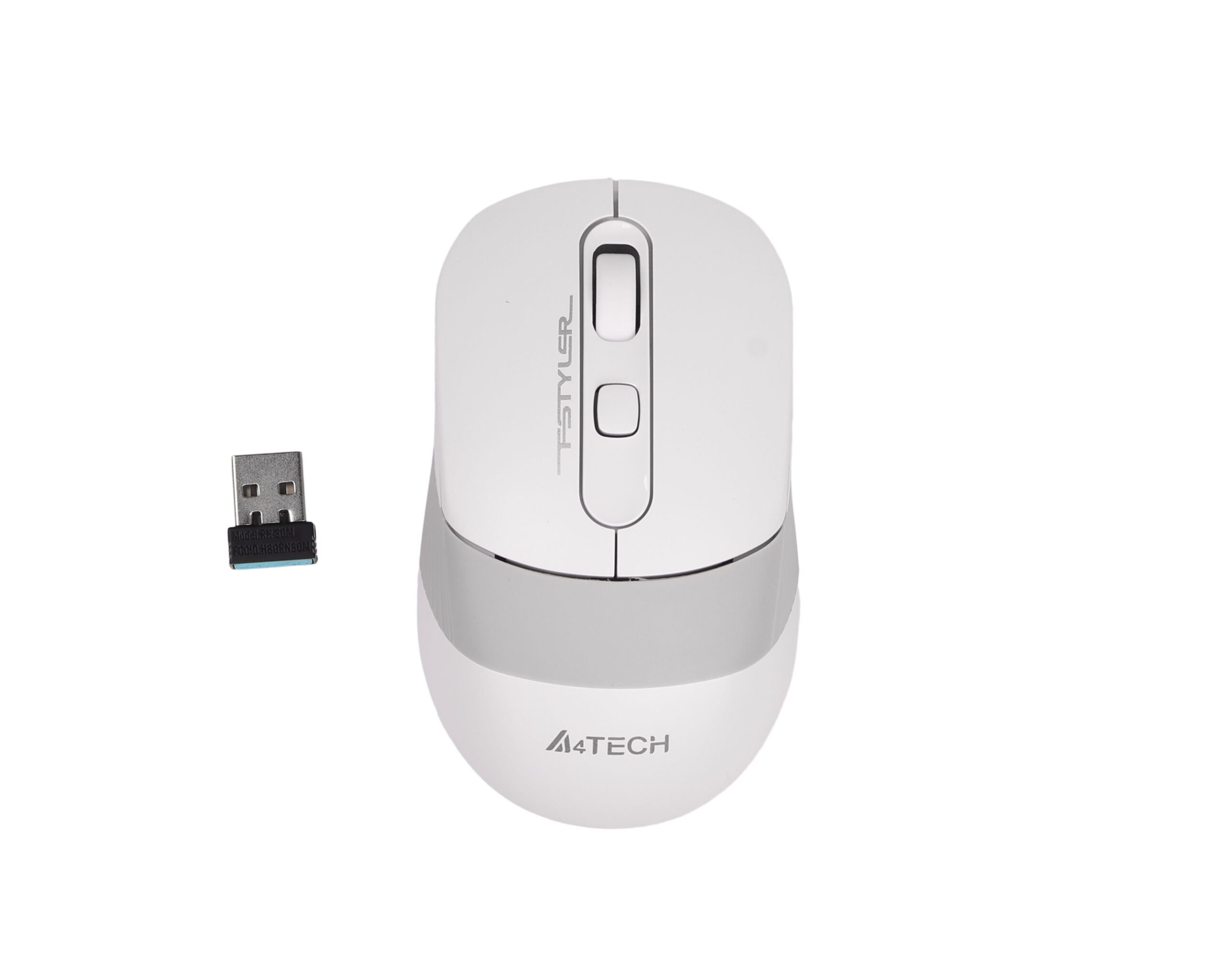 Комплект бездротовий Fstyler клавіатура+миша, білий, USB A4Tech FG1010 — фото 4