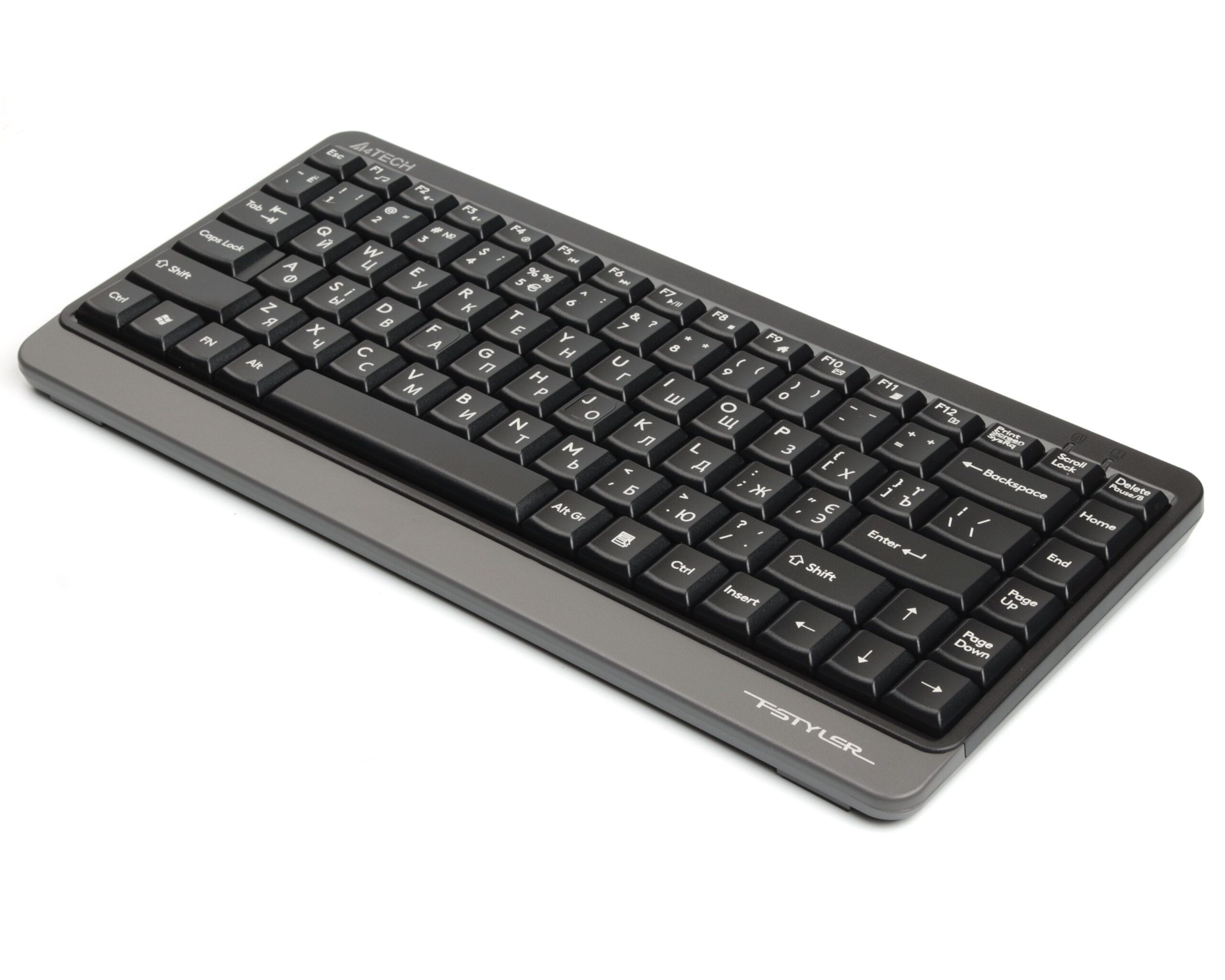 Комплект бездротовий Fstyler клавіатура+миша, чорний+сірий, USB — фото 3