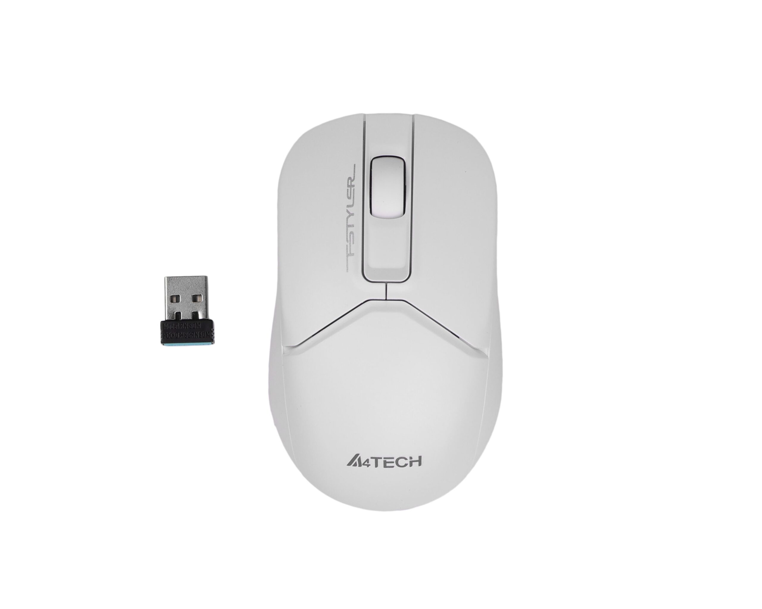 Комплект бездротової Fstyler клавіатура+миша, білий, USB A4Tech FG1012 — фото 4