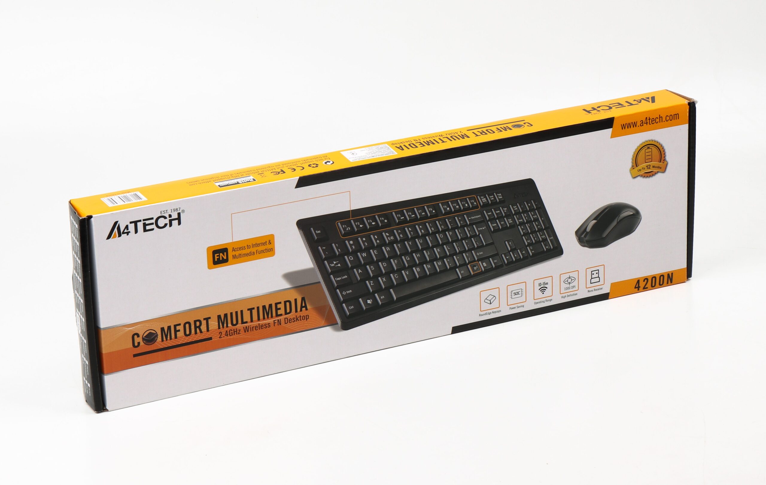 Комплект бездротової V-Track, чорний A4Tech 4200N gr-92+g3-200n — фото 7