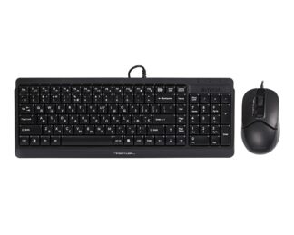 Комплект дротовий Fstyler клавіатура+миша, чорний, USB A4Tech F1512