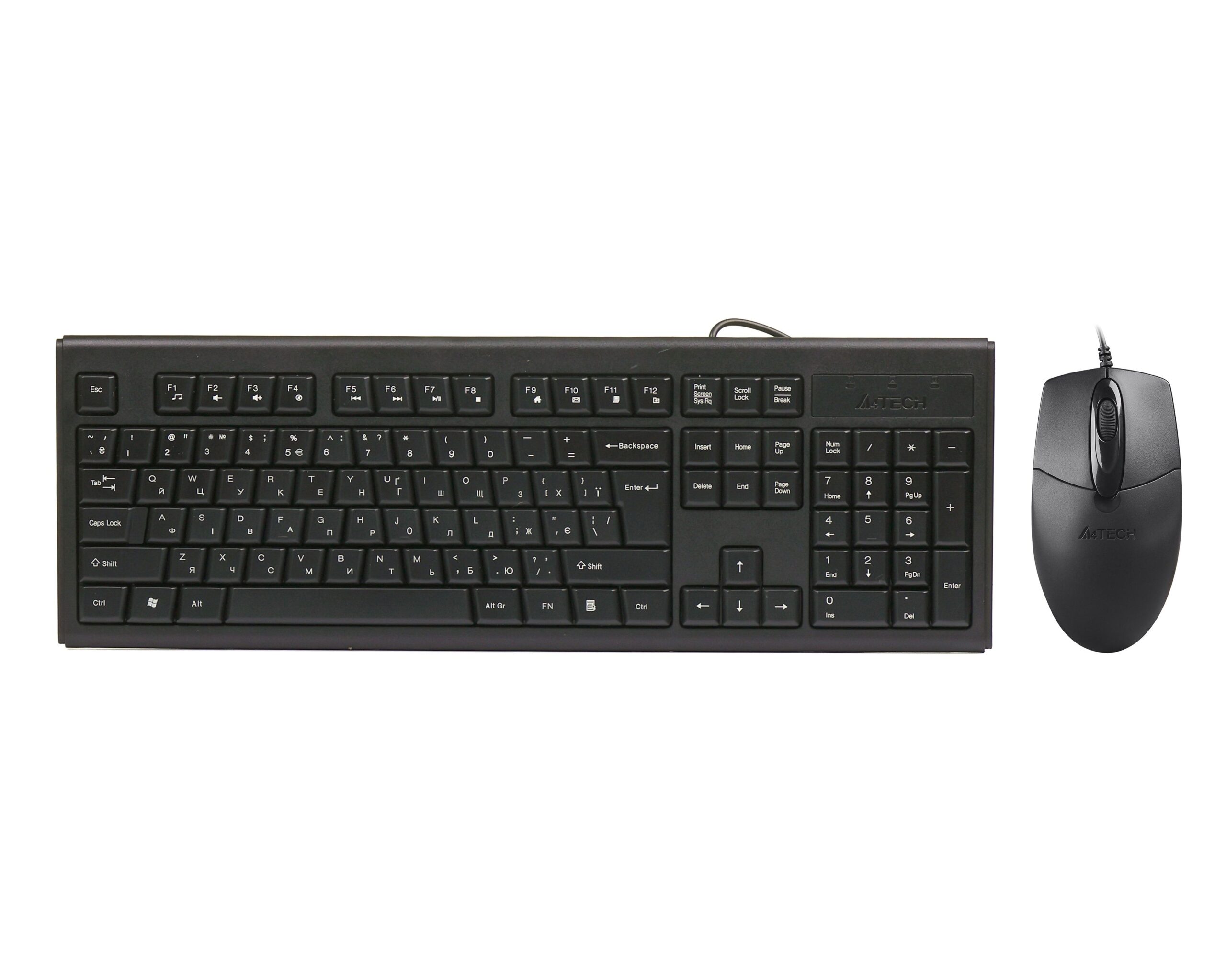 Комплект дротовий USB, KRS-83+OP-720, чорний A4Tech KRS-8372 Black