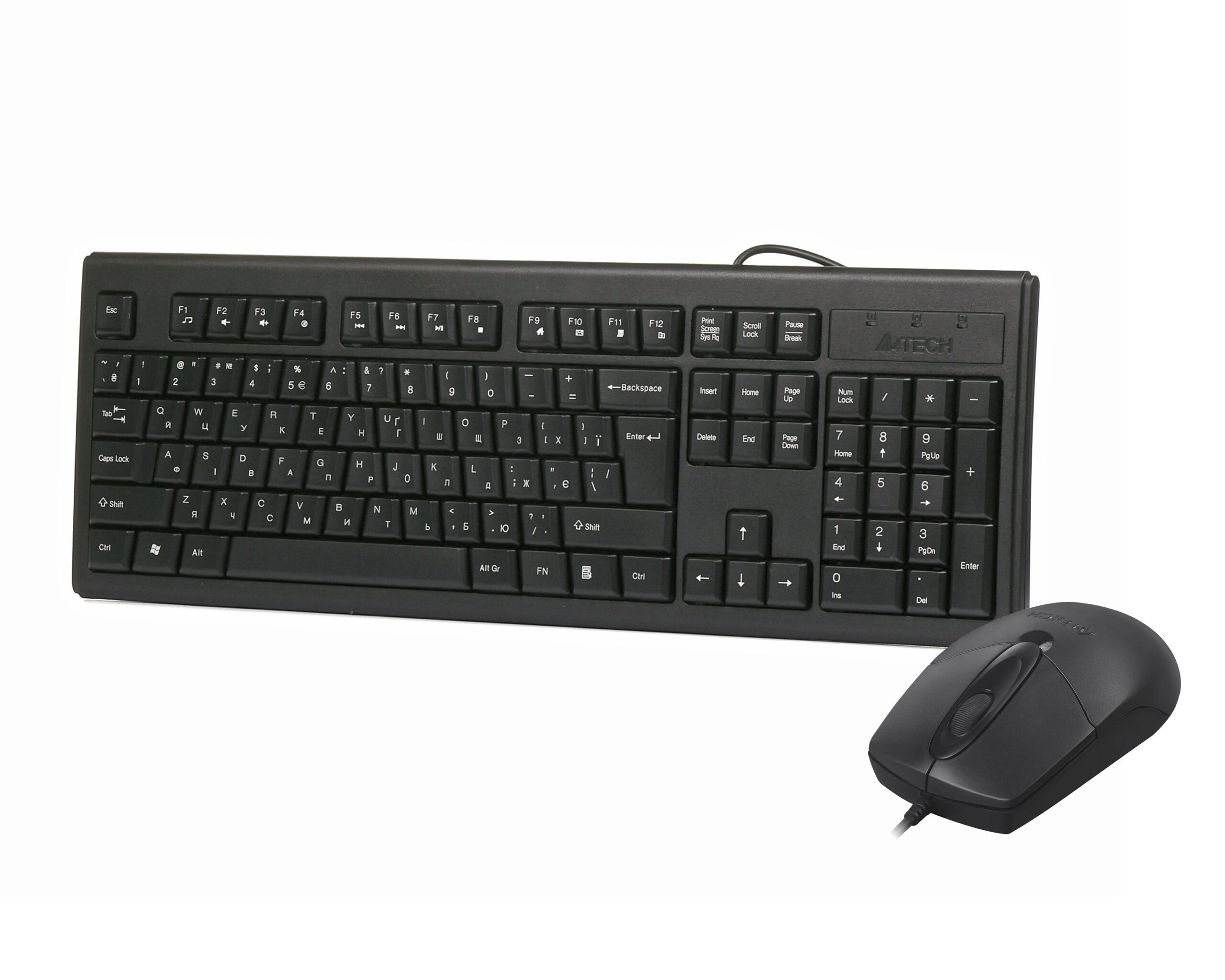 Комплект дротовий USB, KRS-83+OP-720, чорний A4Tech KRS-8372 Black — фото 2