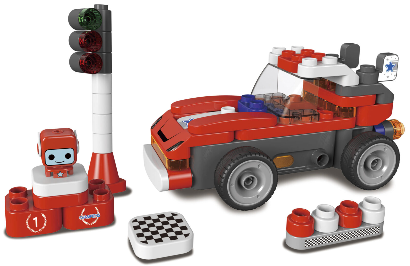 Конструктор PAI Bloks з пультом ДК RC Racecar 65 деталей