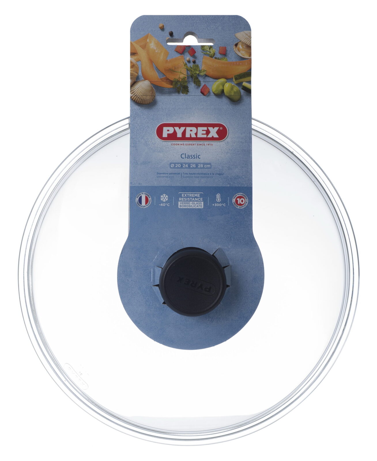 Кришка PYREX Bombe 28 см для каструль і сковорідок