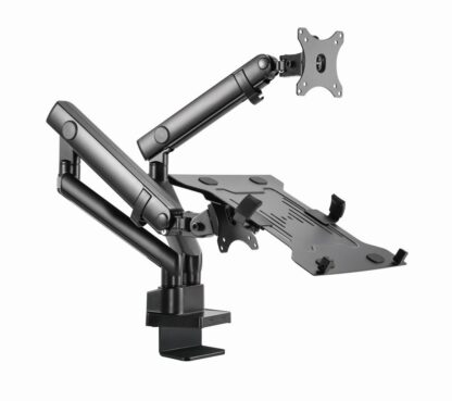 Кронштейн для 2 мониторов 17–32″ и ноутбука (1–8 кг) Gembird