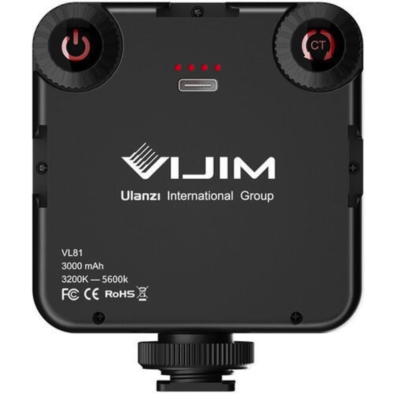 LED відеосвітло Ulanzi Vijim VL81 з акумулятором — фото 3