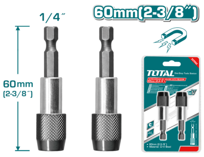 Магнітний тримач для біт Total TAC462601