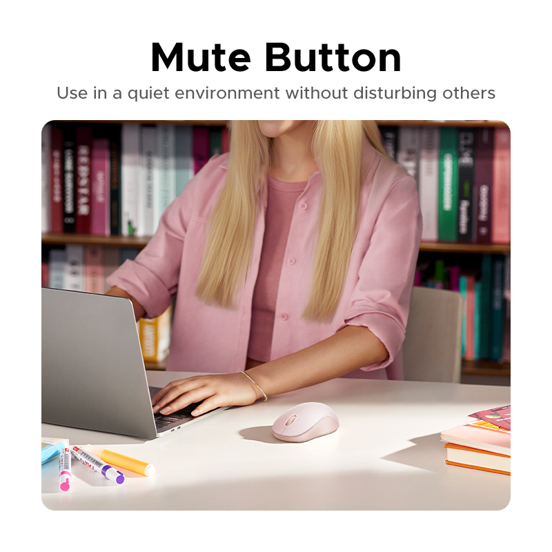 Маніпулятор миша бездротова Ugreen M331 Multi-mode Wireless Mouse — фото 8