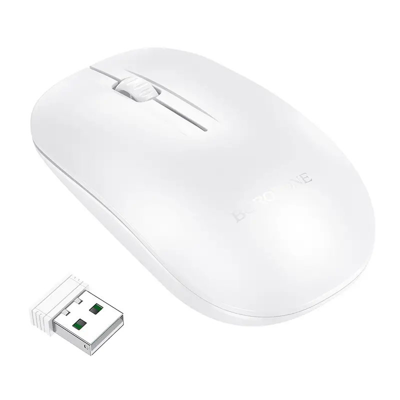 Маніпулятор миша BOROFONE BG14 Planet 2.4G business wireless mouse White — фото 5