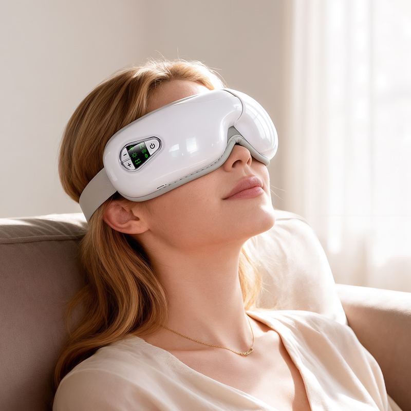 Масажер HOCO HP54 1000 mAh Airbag eye massager White — фото 9