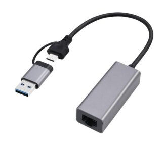 Мережевий адаптер 2,5 Гбіт/с, USB type-A / type-C (комбо конектор)