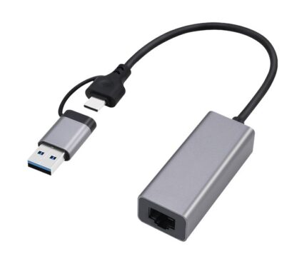 Мережевий адаптер 2,5 Гбіт/с, USB type-A / type-C (комбо конектор)