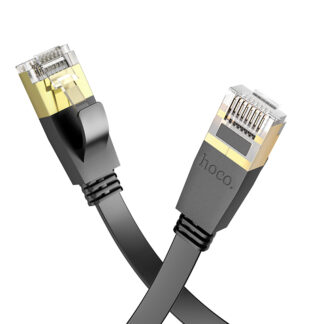 Мережевий кабель HOCO US07 General pure copper flat network cable(L=20M) Black