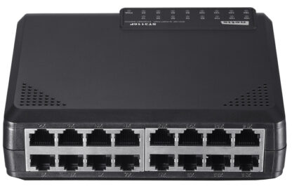 Мережевий комутатор NETIS ST3116P 16 портів Fast Ethernet