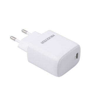 Мережевий зарядний пристрій, 1 USB + кабель Type-C to Lighting (PD 20