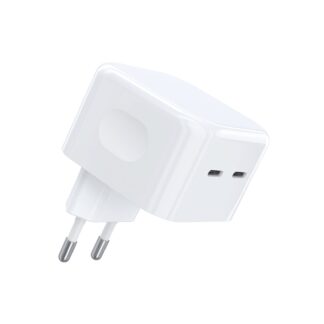 Мережевий зарядний пристрій, 2 USB-С, 35 Вт, PD/QC Choetech