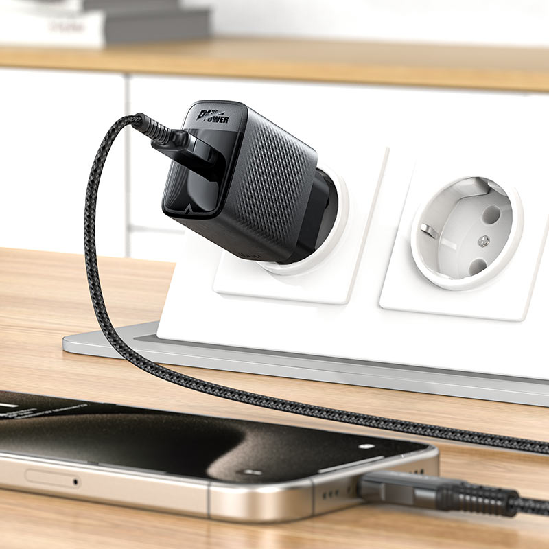 Мережевий зарядний пристрій ACEFAST A102 PD30W USB-C — фото 7