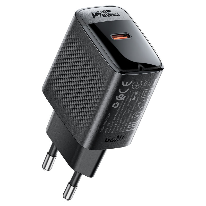 Мережевий зарядний пристрій ACEFAST A102 PD30W USB-C