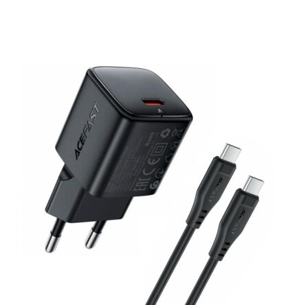 Мережевий зарядний пристрій ACEFAST A117 PD20W mini GaN