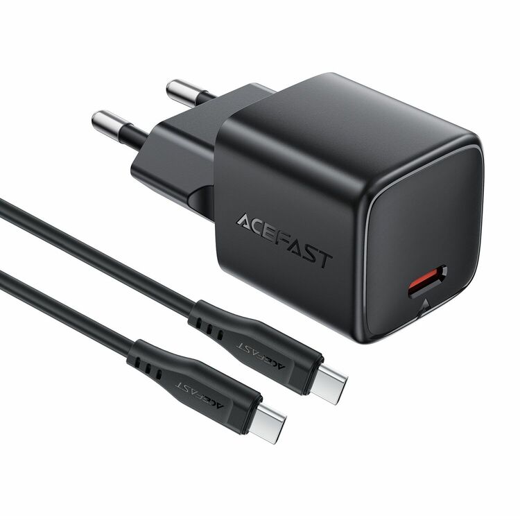 Мережевий зарядний пристрій ACEFAST A117 PD20W mini GaN — фото 3