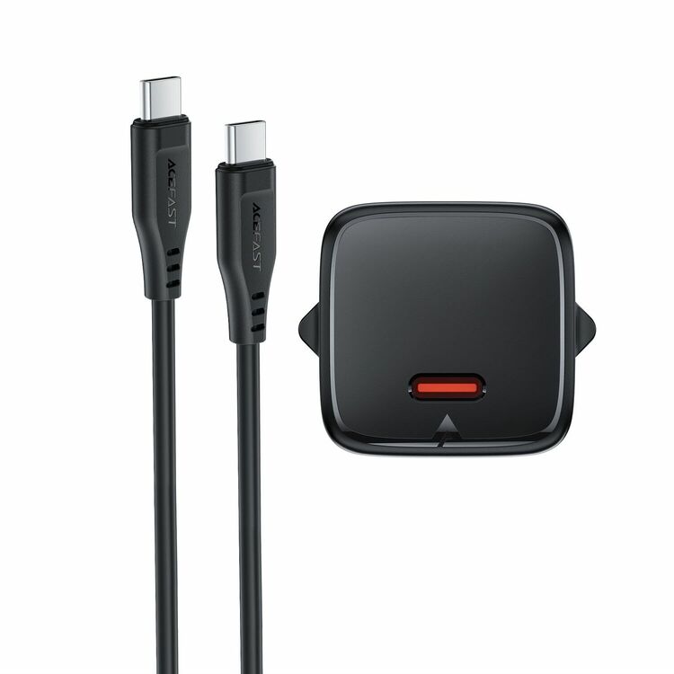 Мережевий зарядний пристрій ACEFAST A117 PD20W mini GaN — фото 5