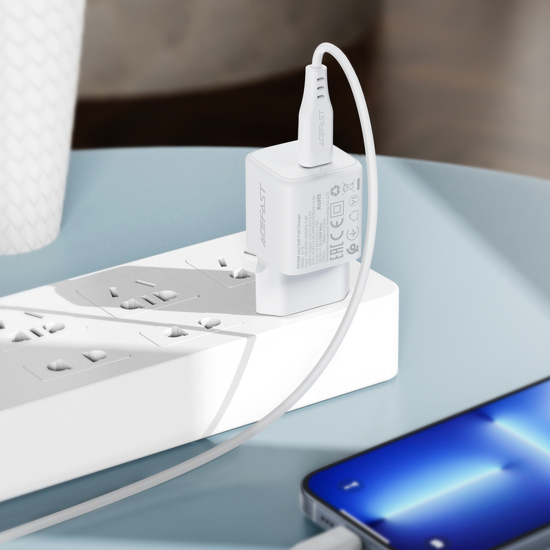 Мережевий зарядний пристрій ACEFAST A118 PD30W mini USB-C — фото 11