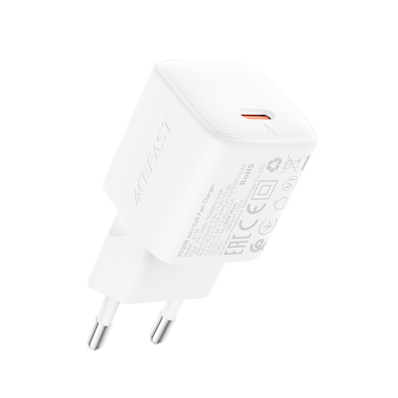Мережевий зарядний пристрій ACEFAST A118 PD30W mini USB-C