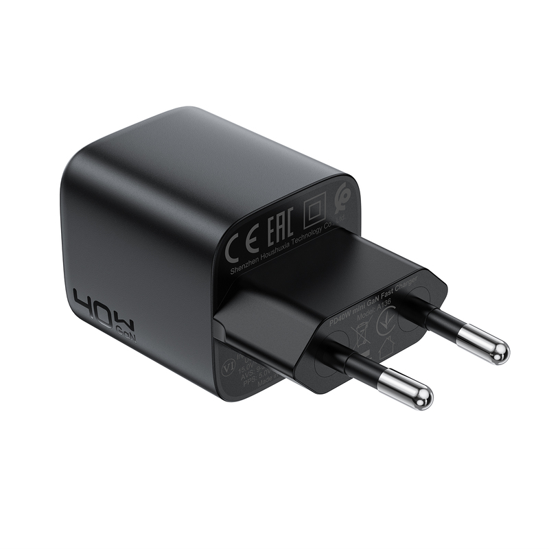 Мережевий зарядний пристрій ACEFAST A136 PD40W mini GaN USB-C — фото 4