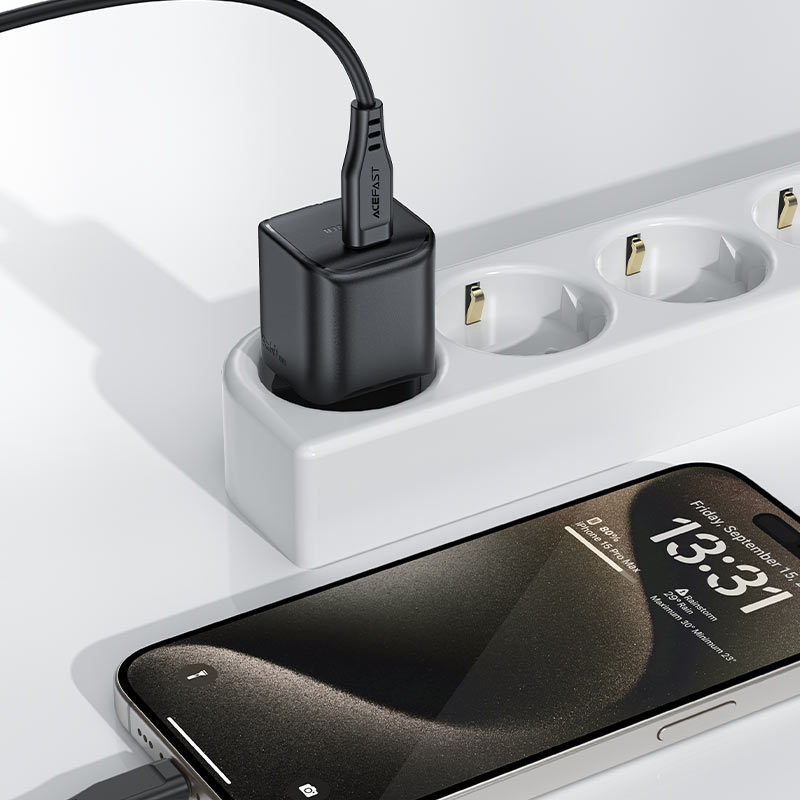 Мережевий зарядний пристрій ACEFAST A73 mini PD20W USB-C — фото 7