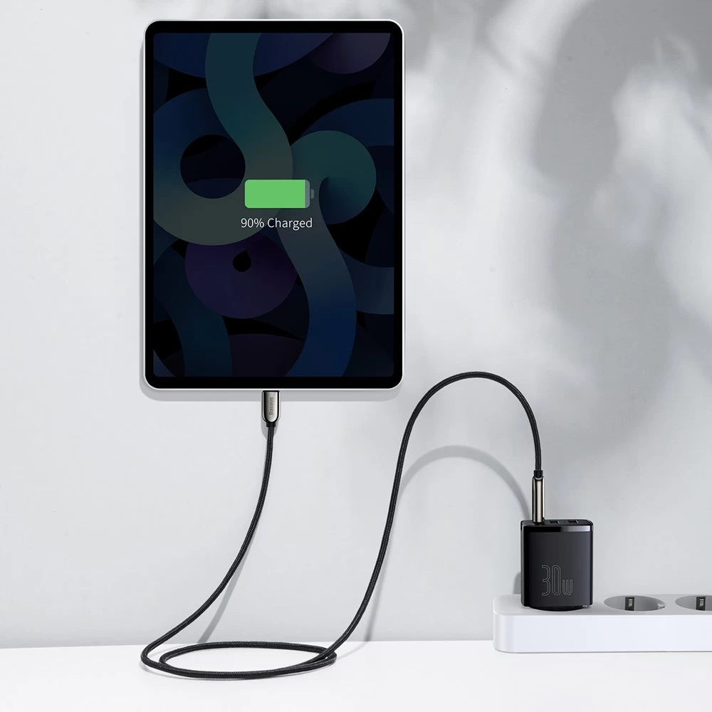 Мережевий зарядний пристрій Baseus Compact Quick Charger 2U+C 30W EU Black — фото 6