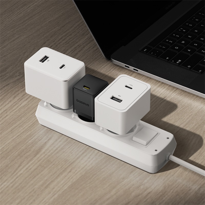 Мережевий зарядний пристрій Baseus Palm Fast Charger 1C 20W EU Cluster Black — фото 9