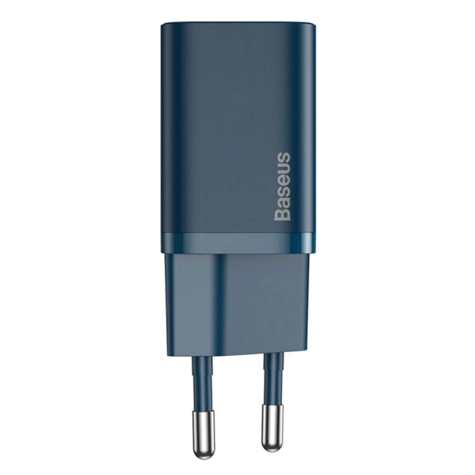 Мережевий зарядний пристрій Baseus Super Si Quick Charger 1C 20W EU Blue — фото 4