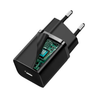 Мережевий зарядний пристрій Baseus Super Si quick charger IC 30W EU Black — фото 4