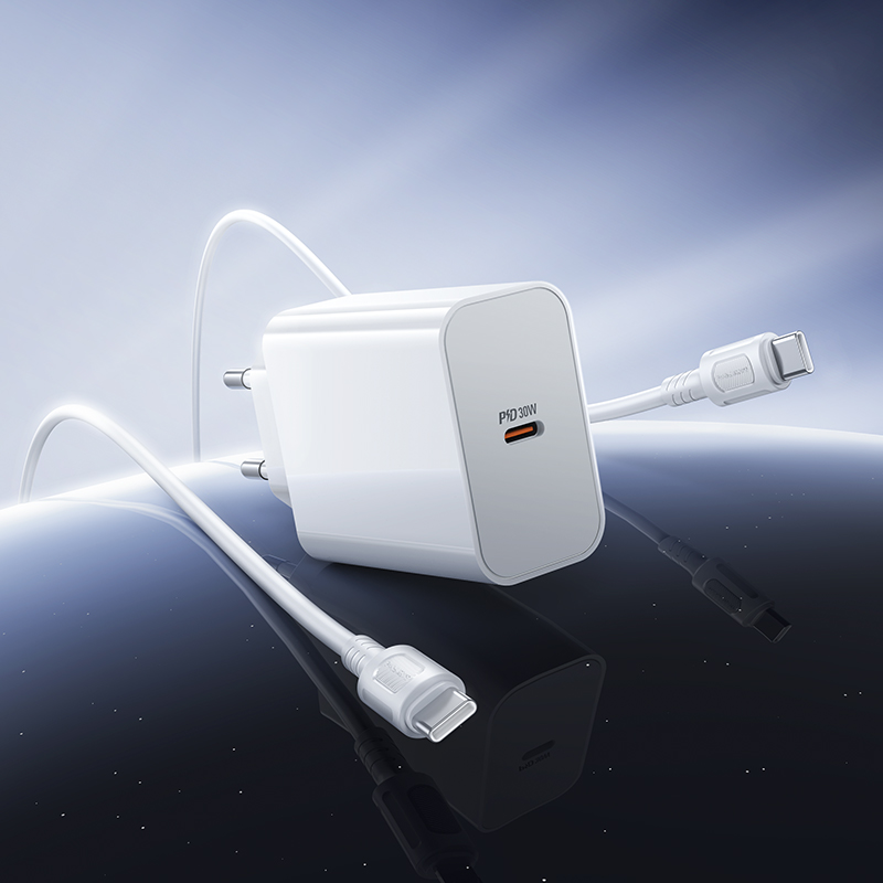 Мережевий зарядний пристрій Borofone BA107A Stellar з кабелем USB-C — фото 10