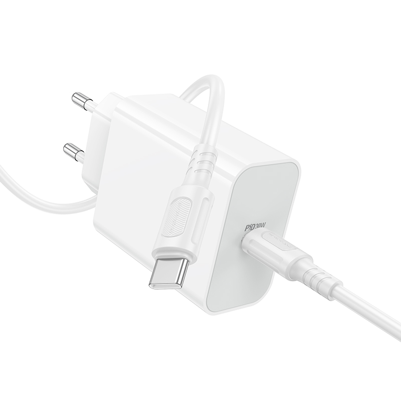 Мережевий зарядний пристрій Borofone BA107A Stellar з кабелем USB-C — фото 5