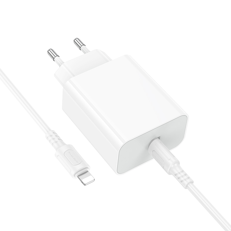 Мережевий зарядний пристрій Borofone BA107A Stellar з кабелем USB-C – Lightning — фото 6