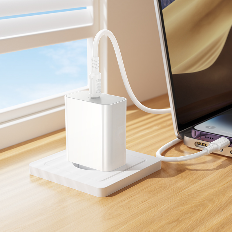 Мережевий зарядний пристрій Borofone BA107A Stellar з кабелем USB-C – Lightning — фото 9