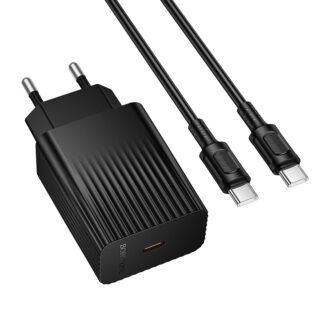 Мережевий зарядний пристрій Borofone BAS75A з кабелем USB Type C