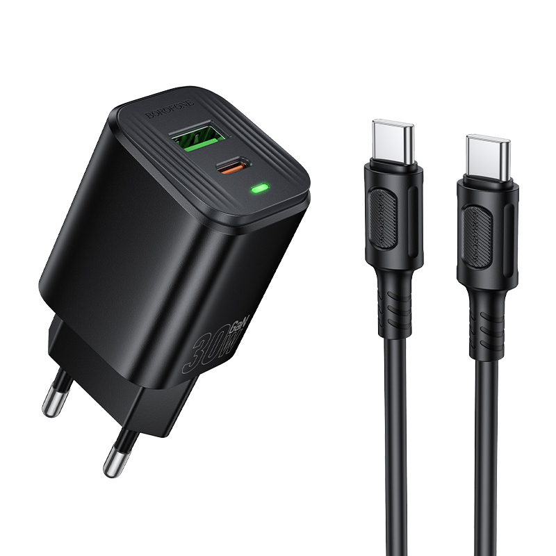 Мережевий зарядний пристрій Borofone BAS85A Star PD30W+QC3.0