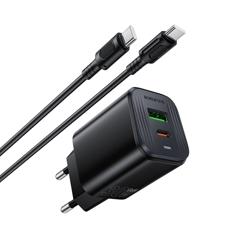 Мережевий зарядний пристрій Borofone BAS85A Star PD30W+QC3.0 — фото 7