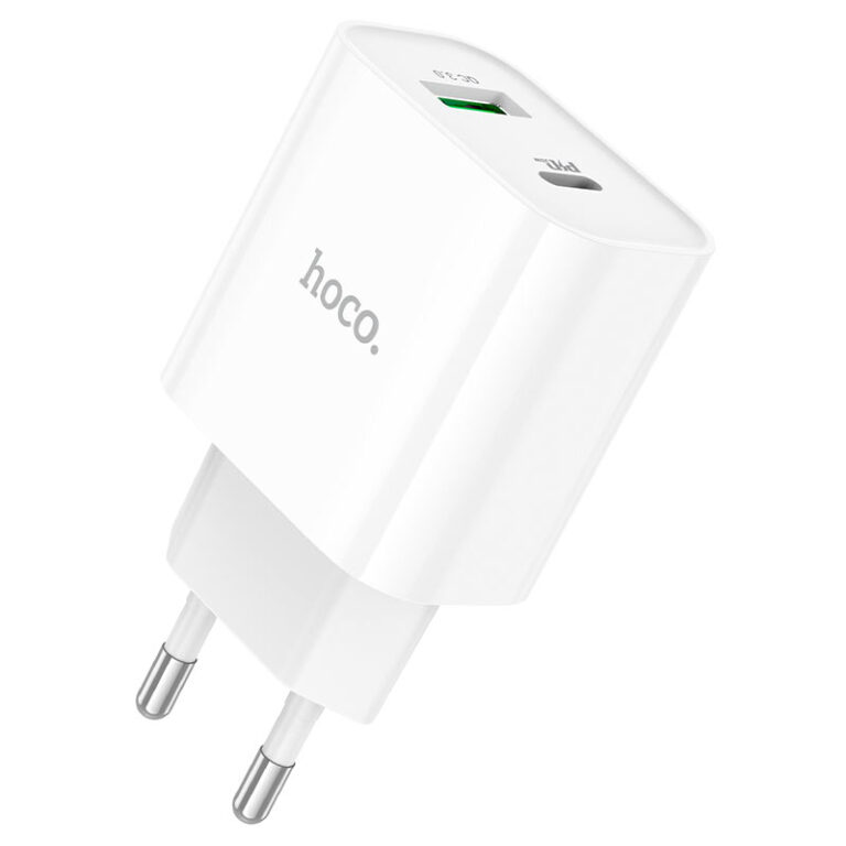 Мережевий зарядний пристрій Hoco C80A Plus Rapido PD20W+QC3.0