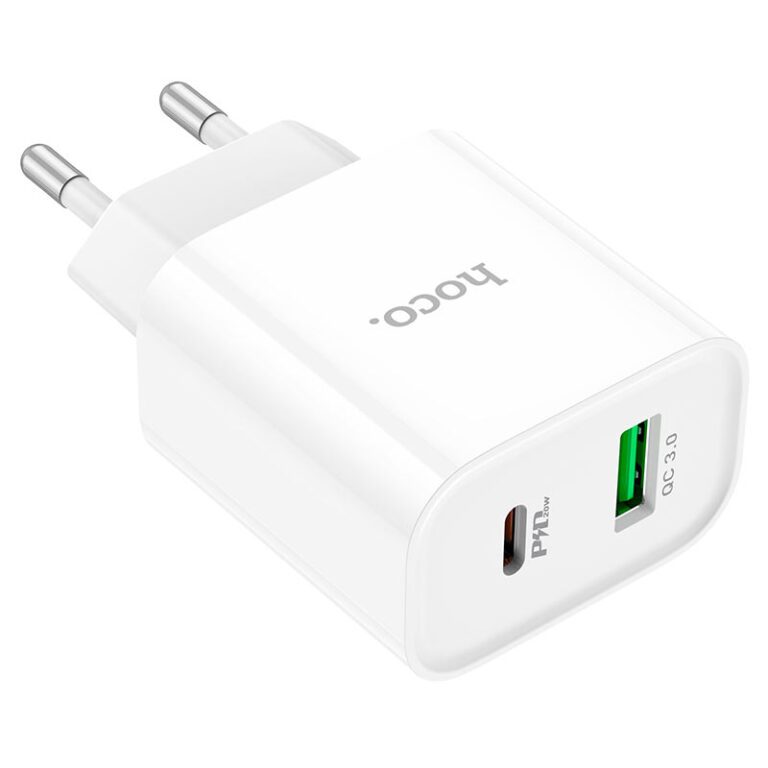 Мережевий зарядний пристрій Hoco C80A Plus Rapido PD20W+QC3.0 — фото 6