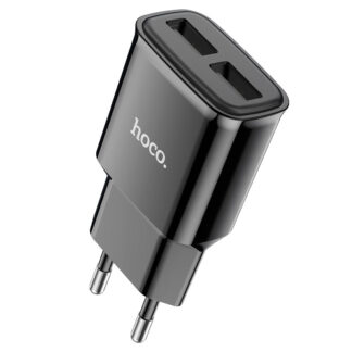 Сетьове зарядное устройство Hoco C88A Star round dual port 12W