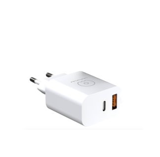 Мережевий зарядний пристрій WUW-C172 20W PD USB-C + USB QC3.0