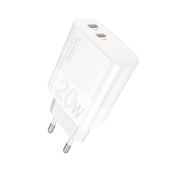 Мережевий зарядний пристрій WUW C193 з двома USB Type-C