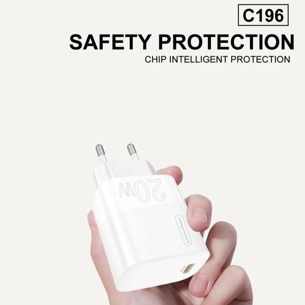 Мережевий зарядний пристрій WUW C196 з Type-C PD20W — фото 4