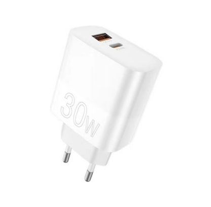 Мережевий зарядний пристрій WUW C208 30W USB-C + QC3.0