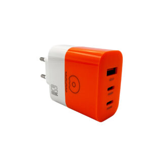Мережевий зарядний пристрій WUW C215 65W з двома USB Type-C та одним USB A
