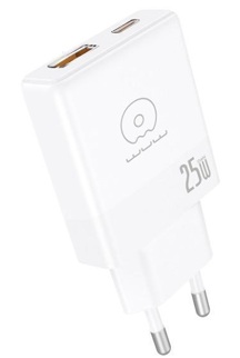 Мережевий зарядний пристрій WUW C217 PD 25W USB A + Type-C — фото 6